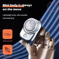 thumbnail image 4 of JIUOU Rasoir Électrique pour Hommes, Rasoir Électrique PORTABLE Mini-Rasage USB Rechargeable, 4 of 7