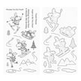 thumbnail image 2 of Troqueles de corte de alce feliz decoración de colección de recortes plantilla de grabado DIY Navidad trineo alce sellos transparentes hechos a mano, 2 of 4