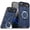 Blue, variant on Designed for iPhone Air Magnetic Hard Case, Compatible with Magsafe, Rugged 360 Rotating Ring Kickstand Heavy Duty Shockproof Protection Phone Case for iPhone Air Cover, Blue