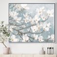 thumbnail image 3 of Blue on Grey Blossoms - Traditional Framed Canvas, 3 of 3