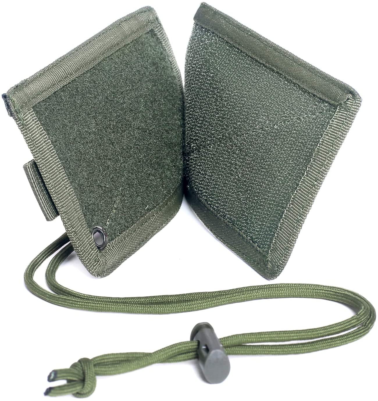 M-Tac Tactical Badge Holder Hanging ID Card Case Hook Surface Draw Cord Ranger Green