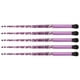 thumbnail image 5 of Juego de 5 brochas para sombra de ojos, maquillaje de ojos, brochas moradas, corrector de sombra de nariz, cepillo con mango de brillo, 5 of 14