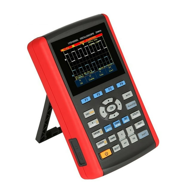 Handheld Storage Oscilloscope 3.5"LCD Digital Display 50MHz 250MS/s Mini USB Auto Scale Oscilloscope ,Professional Designed