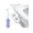 White Blue, variant on Eastvita Multifunctional Bidet Attachment & Portable Bidet Sprayer for Toilet Non Electric Self Cleaning Dual Nozzle Toilet Bidet Fresh Cold Water Sprayer Bidets for Existing Toilets w/