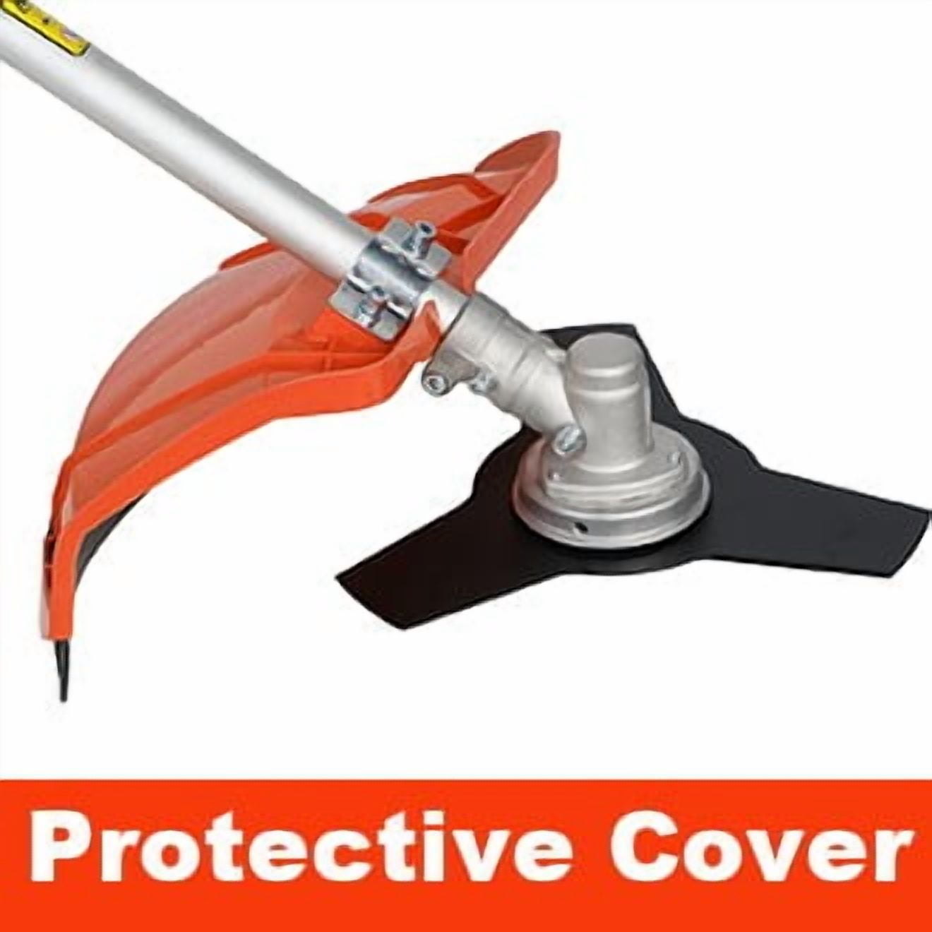 Seipouy Gas Weed Wacker 52cc 2 Stroke Oil 2 in 1 Multifunctional Weed Eater, Gas Powered Cordless Trimmer Hedge Pruner Brush Cutter 10 Inch 8500Rpm for Shrubs and Weeds