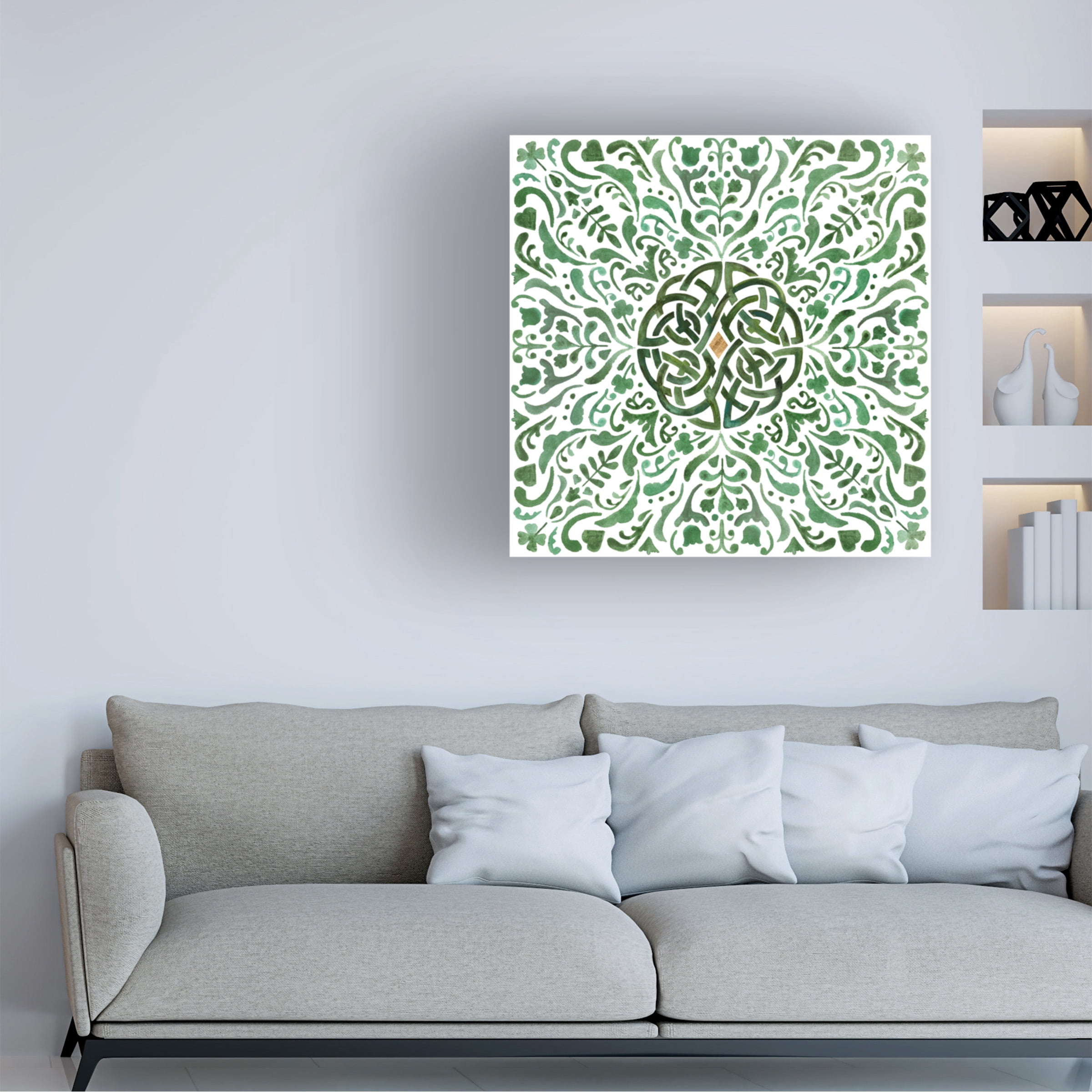Victoria Borges 'Celtic Knot II' Canvas Art