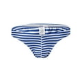 thumbnail image 1 of Binmer Mens Briefs Striped Low Waist Briefs Underpants, 1 of 2