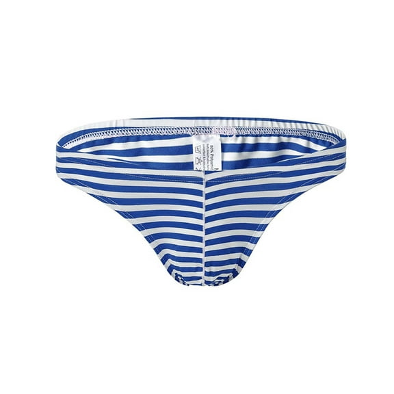 Mens Underwear Men's Sexy Striped Low Waist Briefs Underpants