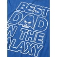 thumbnail image 1 of STAR WARS Men's T-Shirt, Royal Blue Heather, x-Large, 1 of 2