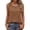 Z220 Coffee, variant on Womens Linen Tank Tops Casual Crewneck Summer Blouses Loose Fit Back Keyhole Shell Top Lightweight Breathable Work Office Sleeveless Shirts M