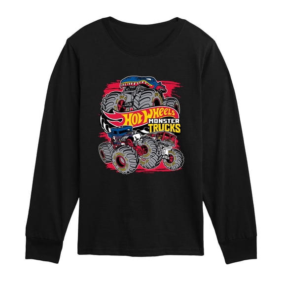 Hot Wheels - Logo - Toddler Boys Long Sleeve Graphic T-Shirt