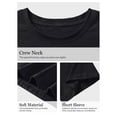 thumbnail image 7 of Xuanfei Women Dandelion Graphic Print Round Neck Short Sleeve Summer T-Shirt, 7 of 7