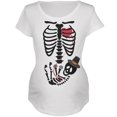 thumbnail image 1 of Baby Pilgrim Skeleton Baby Maternity T-Shirt, 1 of 1