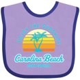 thumbnail image 3 of Inktastic Summer Enjoy the Sunshine Carolina Beach North Carolina Blue Boys or Girls Baby Bib, 3 of 4