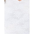 thumbnail image 5 of INSPIRE CHIC Womens' Lace Floral Dresses Fishtail Formal Cocktail Short Sleeve Midi Dress XL White, 5 of 5