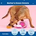 thumbnail image 4 of Barkbox Dog Toys - Barkers Dozen Donuts Plush 4 En 1 Juguete Interactivo Para Perros Y Cachorros - Pequeño, 4 of 8