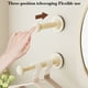 thumbnail image 5 of Estante organizador de perchas | Pack de 2 perchas extensibles para apilar ropa | Soporte de plástico que ahorra espacio para 15-20 perchas | Diseño de ventosa ajustable beige | Almacenamiento, 5 of 6