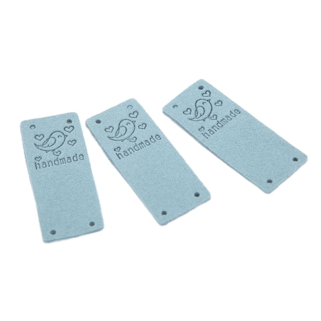 Sewing Decoration, Sufficient Quantity Soft 4 Wells PU Leather Label Useful Color Hand-Made For Clothing For Home Textile For Sewing