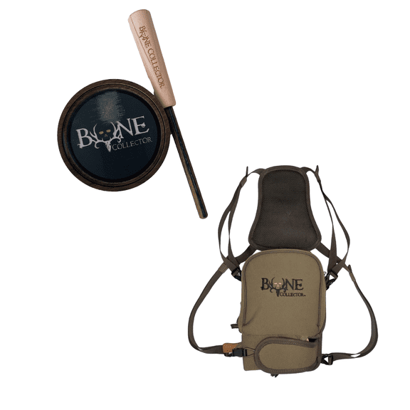 Bone Collector Game Calls BC Quick Chest Pack with Fans Up Pot Call