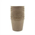 thumbnail image 1 of Clearance! Pots Plants 100 Pots 6CM For Fiber B^iodegradable Patio & Garden, 1 of 9