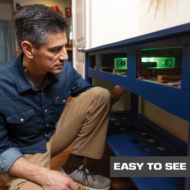 Hyper Tough 12-inch Light Level Tool, Turns Green when Level