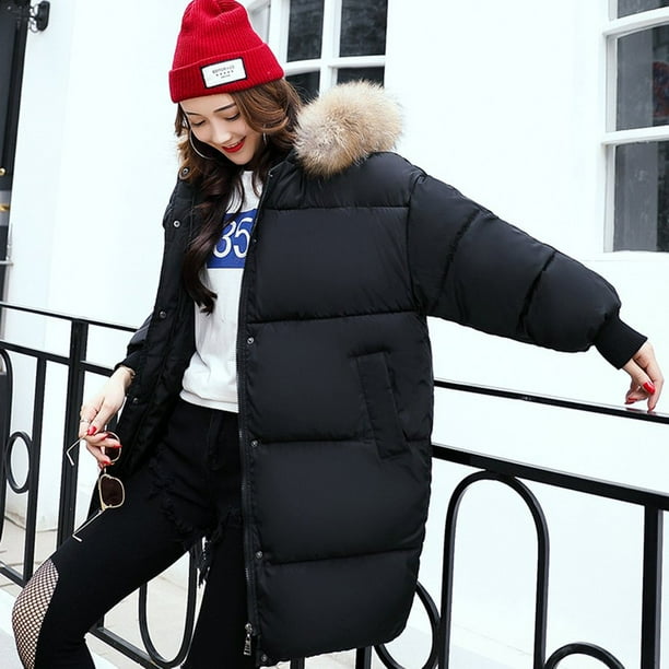 Fashionable Keep Warm Women Winter Slim Coat Thickening Cotton