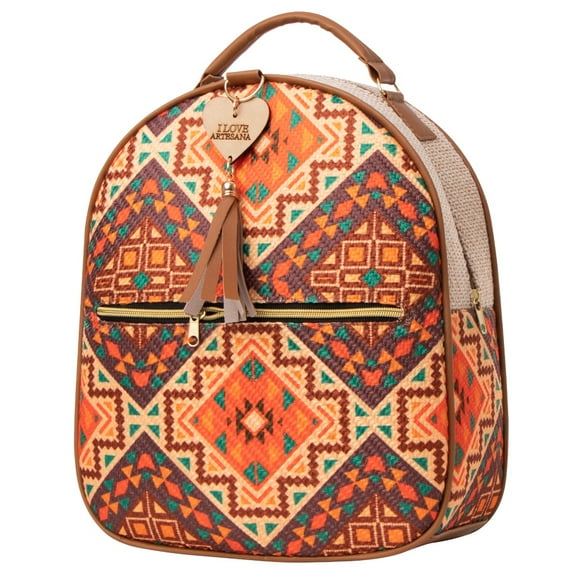 Mochila Yute De Mujer Fana Paris Color Camel Se Única