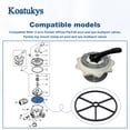 thumbnail image 3 of Koatukys 271148 Reemplazo de junta de 5 radios desviador de 2 pulgadas para válvula multipuerto Pentair HiFlow para piscina y spa (1/paquete), 3 of 7
