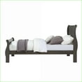 thumbnail image 4 of Bedroom Set, 4-Piece Eastern King Louis Philippe Dark Gray | Sleigh Beds | Double Dressers, 4 of 11