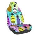 thumbnail image 1 of Wukai Graffiti Pineapples Full Set Car Seat Covers with Soft Padding Universal Auto Front Seats Protector and Cushion Mat, 1 of 5