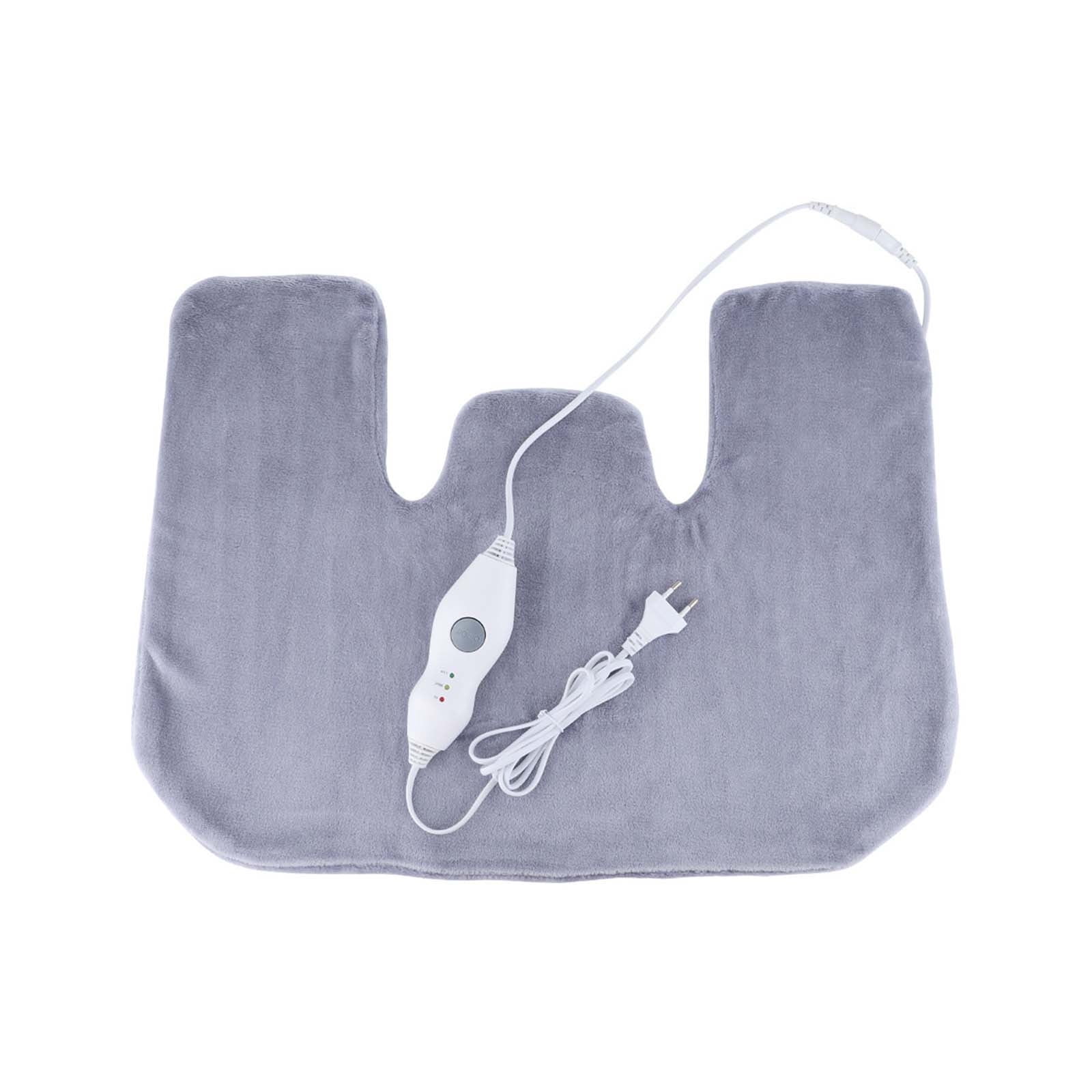 Heating Pad Shawl Shoulder Neck Warmer, 3 Temperature 30-50℃ 2 Hour Auto Shut Off, Coral Fleece Removable Washable Cover, 230CM Cord Electric Blanket Winter Pain Relief