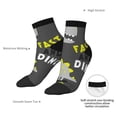 thumbnail image 6 of Fuzoiu Cute Dinosaur Print Adult Socks, Crew Moisture-wicking Socks, Unisex Cushion Crew Socks,Casual Sports Ankle Socks, 6 of 7