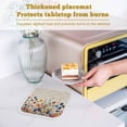 thumbnail image 6 of Colorful Spring Floral Pot Holders for Kitchen Heatproof Potholder, 2 Pack Elegant Summer Botanical Rustic Hot Pads Multipurpose Oven Pads Cloth Potholders Trivet for Cooking and Baking, 6 of 8