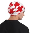 thumbnail image 5 of Naloa Red Cross 1 Soft Beanie Hat, Knit Beanie Daily Beanie in Fine Knit for Women Men Winter Travel, Outdoor, 5 of 7