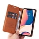 thumbnail image 5 of Funda para iPhone 14 Plus Estuche de Cuero PU Tipo Cartera con Ranuras para Tarjetas y Cierre Magnético, 5 of 5