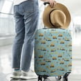thumbnail image 2 of Cartoon Construction Vehicles Road Signs Luggage Cover Fashion Suitcase Cover Baggage Covers Fit 25-28 Inch Luggage (Go Travel), 2 of 5