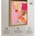 thumbnail image 3 of Art Remedy Blush Abstracts Canvas, 30" x 45", Gold Frame, Petal Patchwork I, 3 of 7