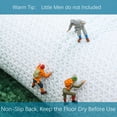 thumbnail image 3 of Alfombra de baño Zebra Smile Green, antideslizante, absorbente de agua, 45 x 65 cm, 3 of 8