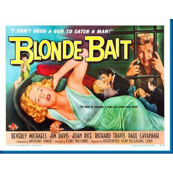 Poster Time Blonde Bait Movie 11inx17in Mini Poster 11x17 poster Color Category: Multi, Unframed, Ages: Adults