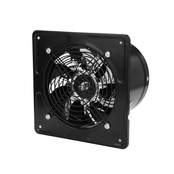 Billuyoard Ventilador de escape montado en la pared de plástico de 40W con motor de cobre Ventilador de ventilación silencioso de 50-60db Ventilador Electrodomésticos Negro Billuyoard HA027055-02