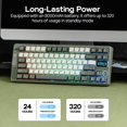thumbnail image 4 of Teclado mecánico inalámbrico EPOMAKER RT85 con joystick y pantalla, 4 of 8