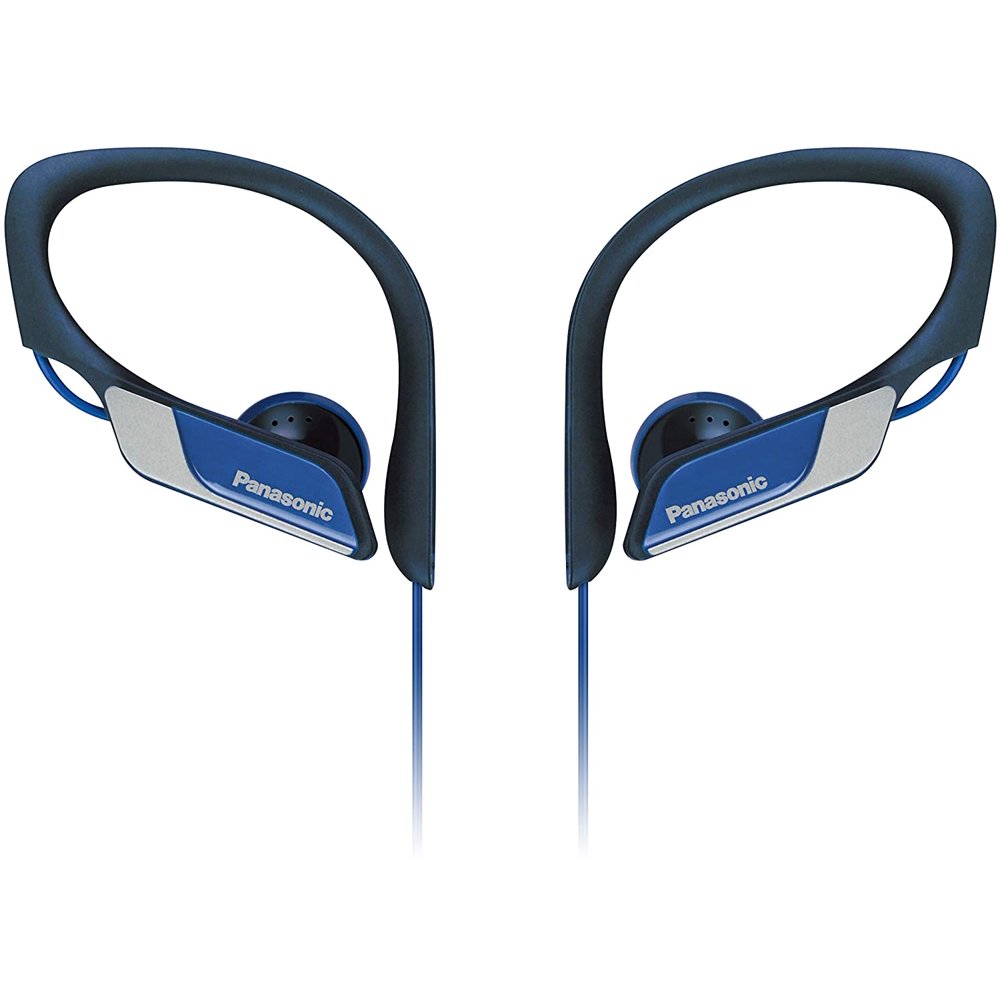Panasonic RPHS34 Blue Water Resistant Sport Wired InEar Headphones
