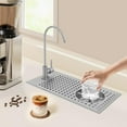 thumbnail image 2 of Miumaeov Cup Washer Sink with Faucet, Stainless Steel Glass Rinser with Drain Drip Tray Recessed Pitcher Rinser with Drain Pipe & Inlet Pipe, 2 of 7