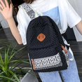 thumbnail image 5 of Mochila Lunares Nariz De Cerdo Lona Mochila Multifuncional De Gran Capacidad De Tres Piezas Azul, 5 of 5