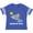 Football Blue and White, variant on Inktastic Huntington Beach California Boys or Girls Toddler T-Shirt