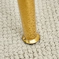 thumbnail image 6 of Golden Metal Legs Table With 40 Inch Diameter Mirrored Glass Tabletop Dining Transparent Top, 6 of 6