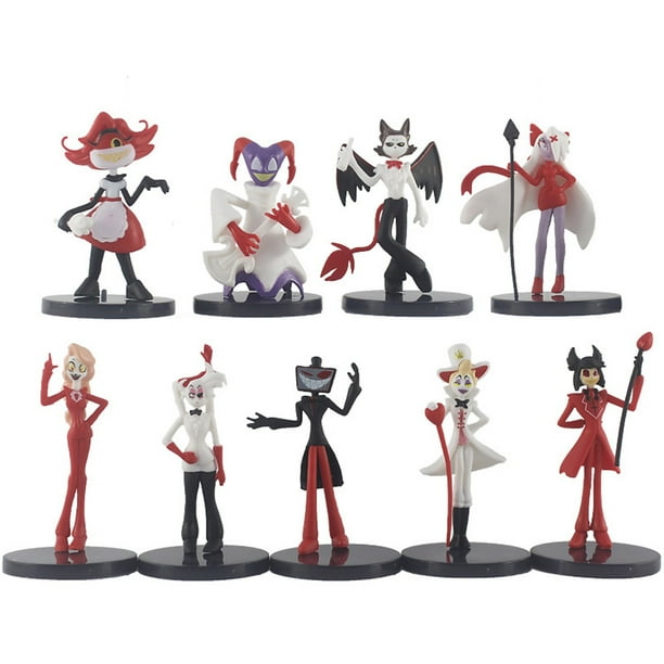 2024 Hazbin Hotel Figures Set Clearance,9 PCS Hazbin Hotel Action