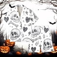 thumbnail image 5 of Xmyrz Mens Pajamas Sets Outfit Sets Halloween Lightweight Loungewear Ghost Nightwear Casual Print Pumpkin Suitable Sleepwear Pj Clothing Suits, 5 of 5