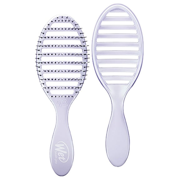 Wet Brush Speed Dry Hair Brush - Purple (Osmosis) - Vented Design and Ultra Soft HeatFlex Bristles Are Blow Dry Safe With Ergonomic Handle Manages Tangle and Uncontrollable Hair - Pain-Free