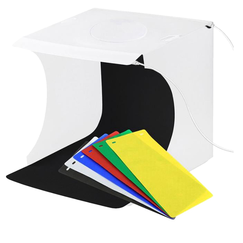 Portable Folding Lightbox Photography Photo Studio Softbox 1 Panel LED
